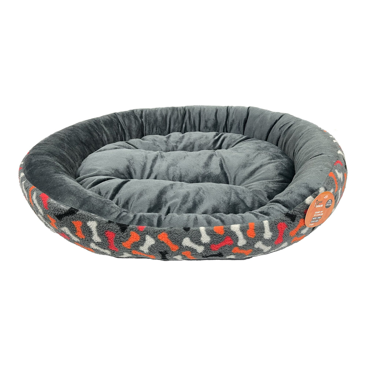 Stand Up To Cancer Oval Pet Bed – Cancer Research UK