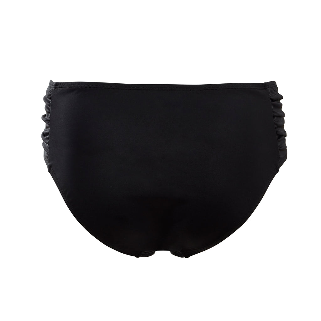 Amoena Cocos Medium Waist Bikini Briefs in Black 