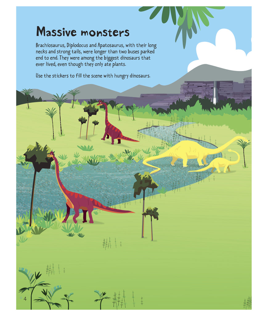 Usborne Big Dinosaur Sticker Book