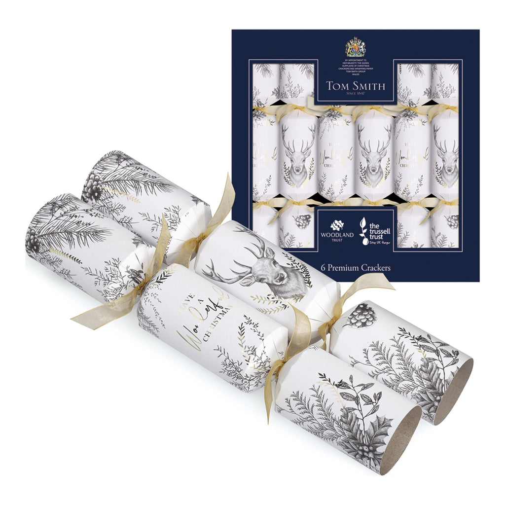 Tom Smith Premium Enchanted Forest 14" Christmas Crackers - 6 Pack