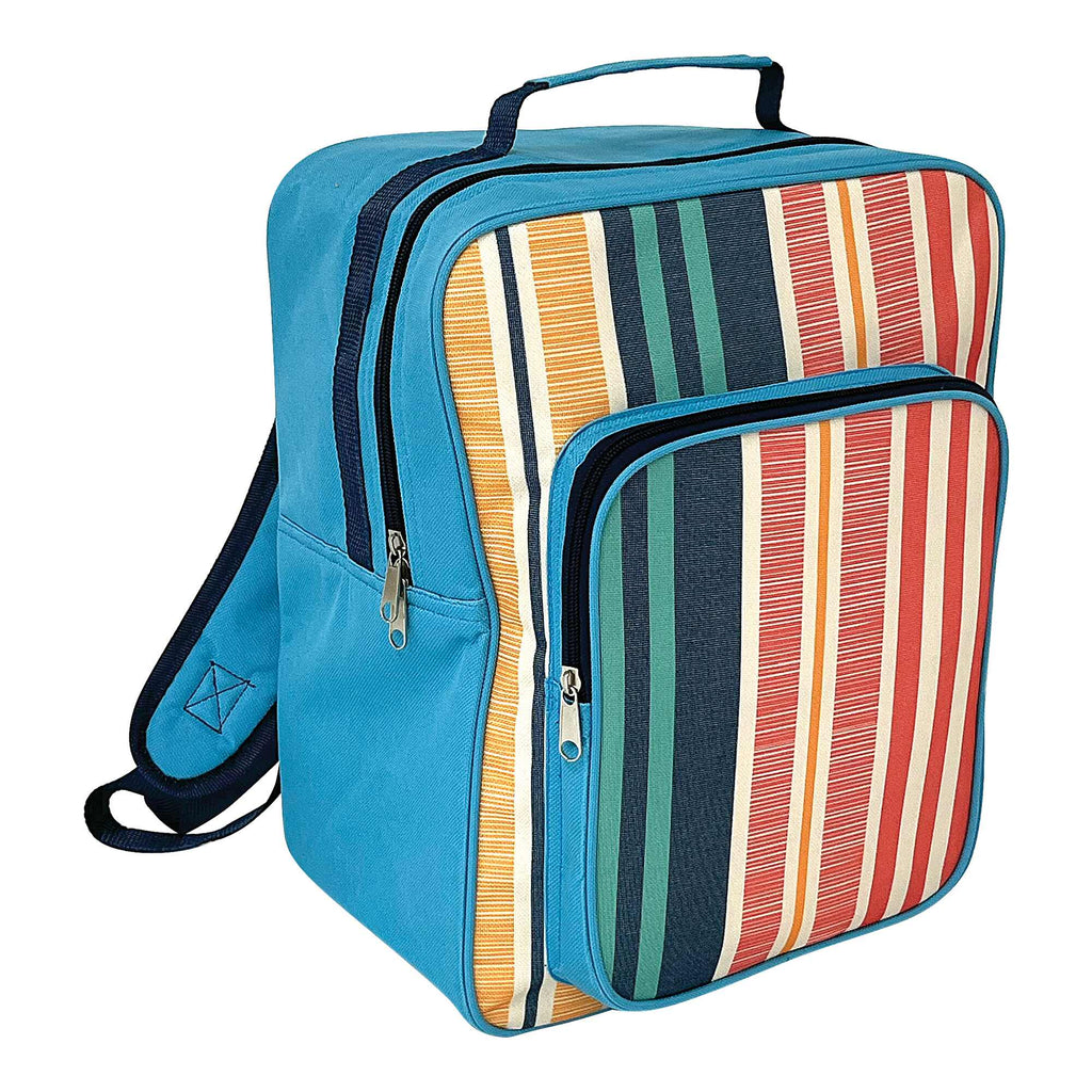 Striped Large Coolbag Backpack