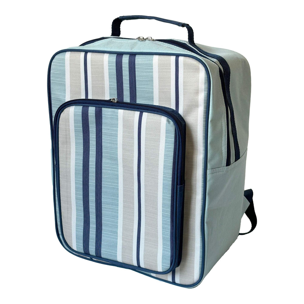 Coastal Stripe Design Large Coolbag Backpack