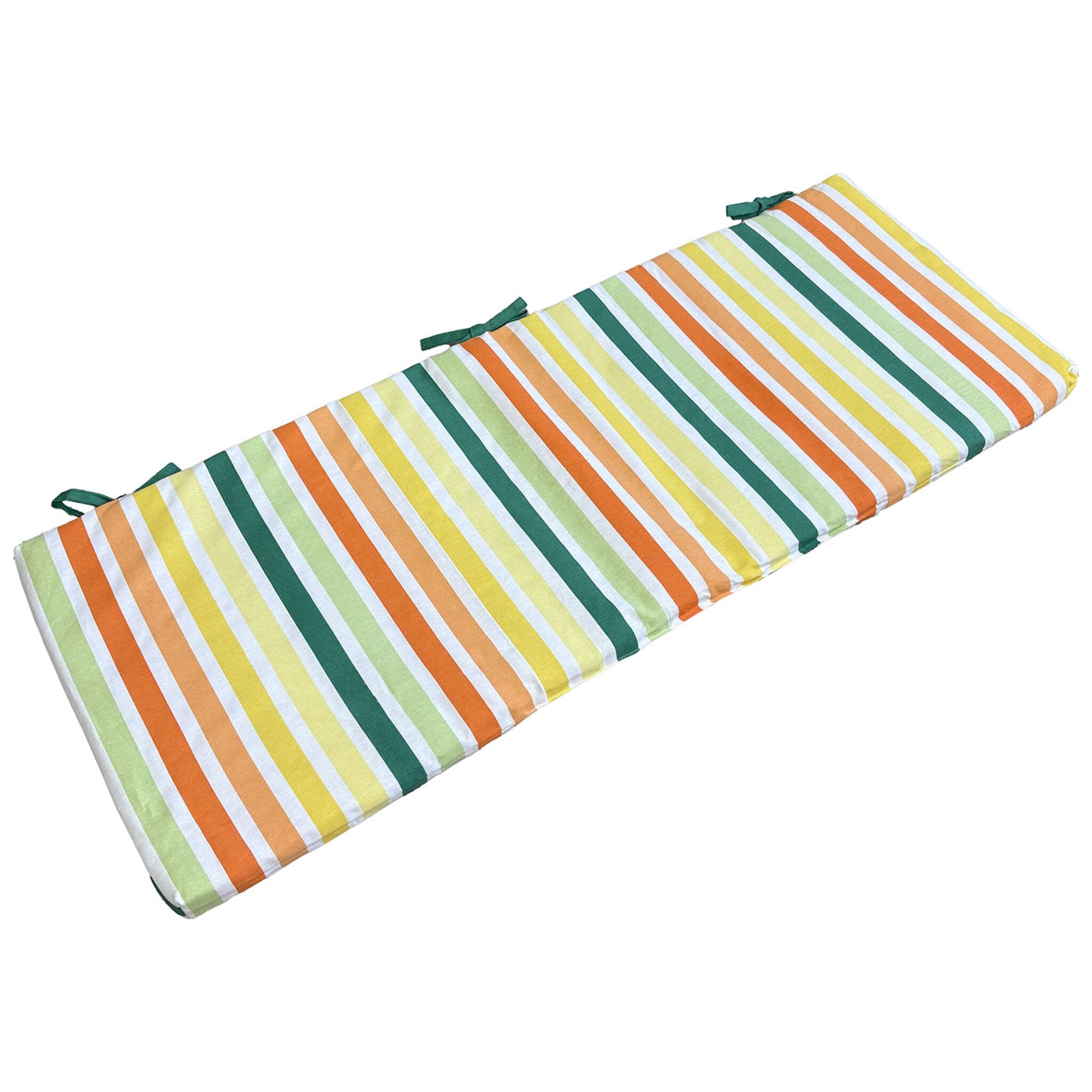 Citrus Striped Bench Cushion – Cancer Research UK