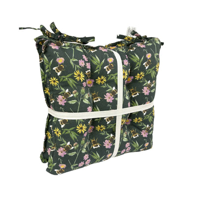 Green Bee Outdoor Seat Pads - Pack of 2