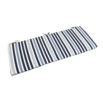 Coastal Striped Bench Cushion