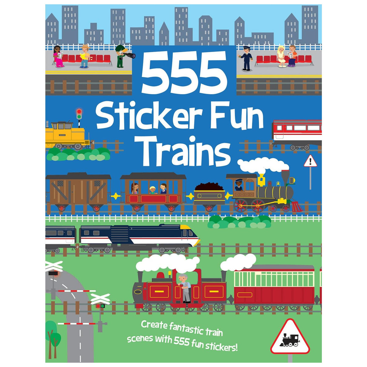 555 Sticker Fun: Trains – Cancer Research UK