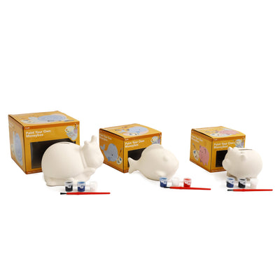 12.5cm Paint Your Own Animal Money Box