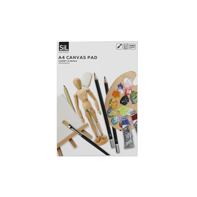 Pack of 10 A4 Sheet Artist Canvas Pads