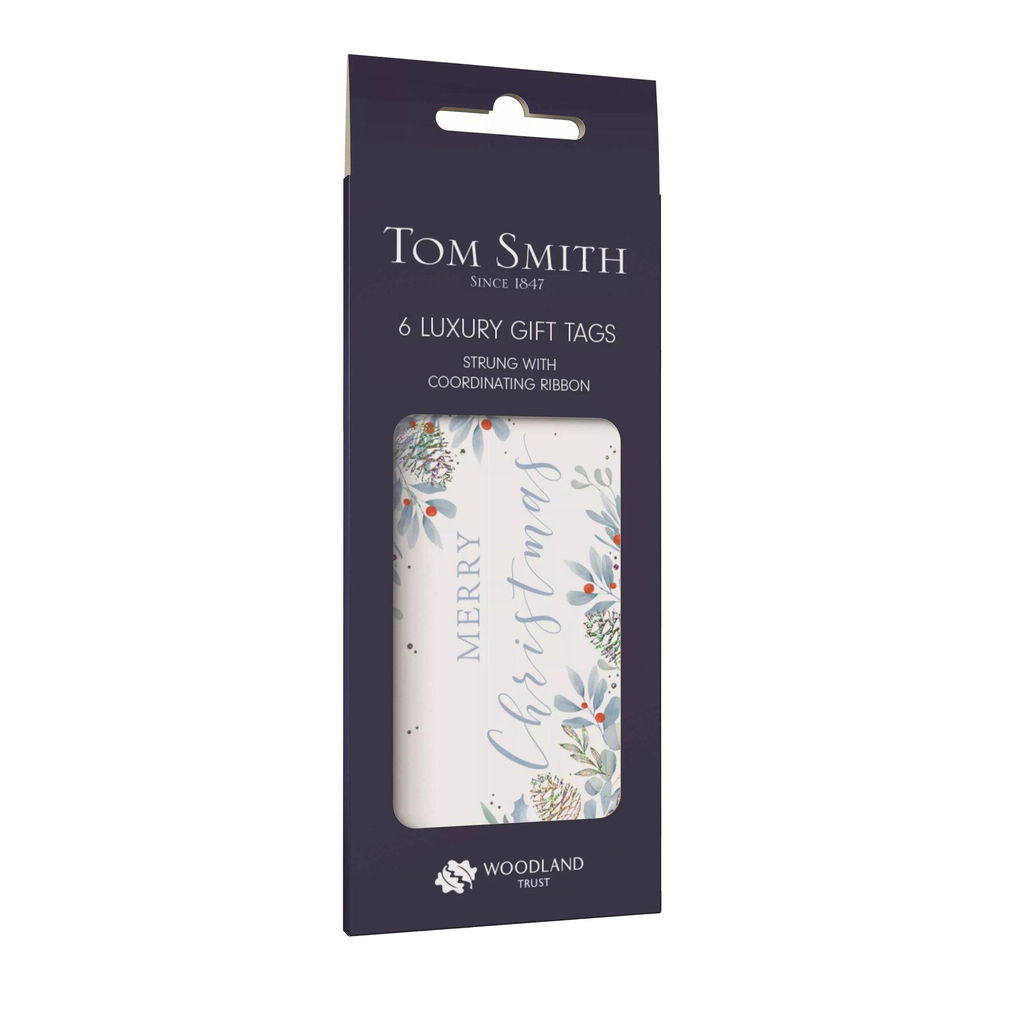 Frosted Forest 6 Luxury Gift Tags Cancer Research UK
