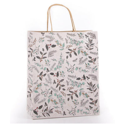 Eco Nature Winter Foliage Recycled Medium Gift Bag