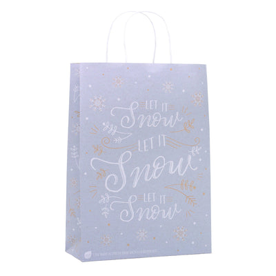 Eco Nature Let It Snow Recycled Large Gift Bag