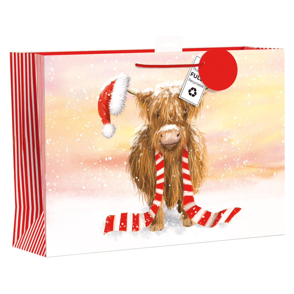 Highland cow gift bag.