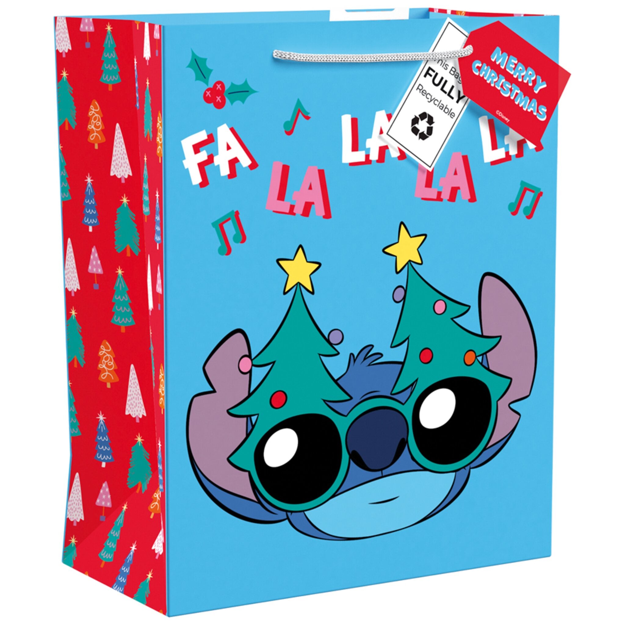 Disney Stitch Large Christmas Gift Bag – Cancer Research UK - Main Image