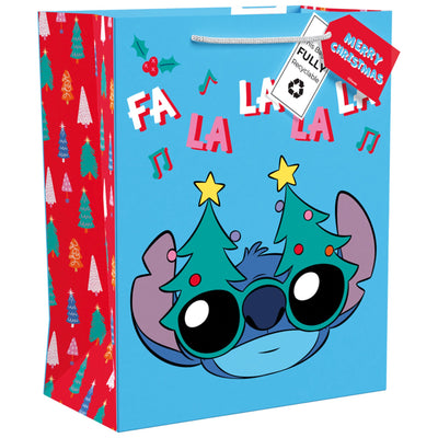 Disney Stitch Large Christmas Gift Bag