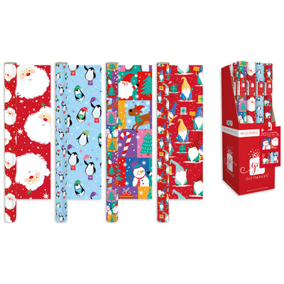 Santa and Friends 4m Christmas Wrapping Paper