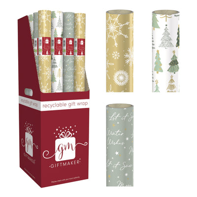 Nordic Noel 4m Christmas Wrapping Paper