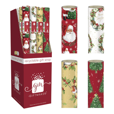 Christmas Traditions 4m Christmas Wrapping Paper