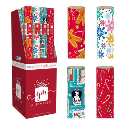 Cute Novelty 4m Christmas Wrapping Paper