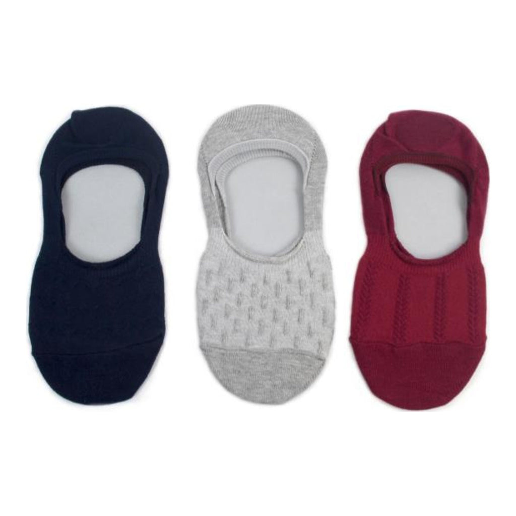 Totes Footsie Trainer Socks - Knitted 3 Pack