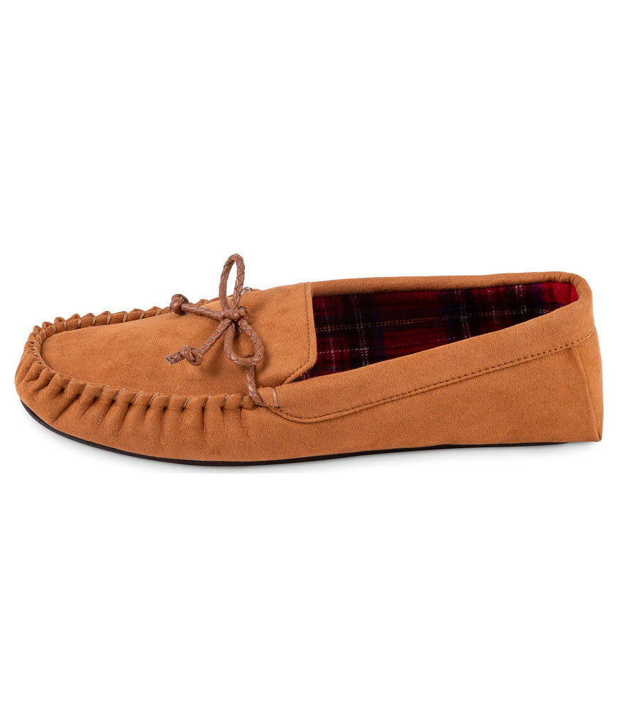 Totes Men's Suedette Moccasin Slippers