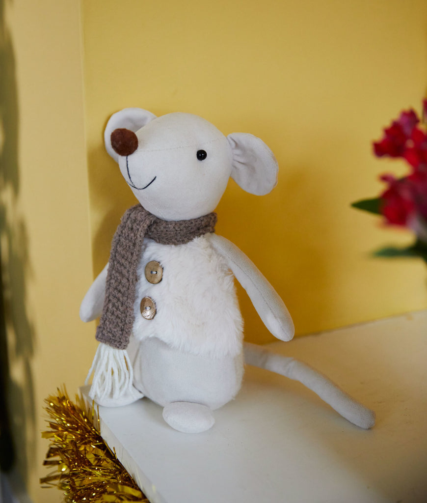 Marcel the Mouse Fabric Sitting Decoration