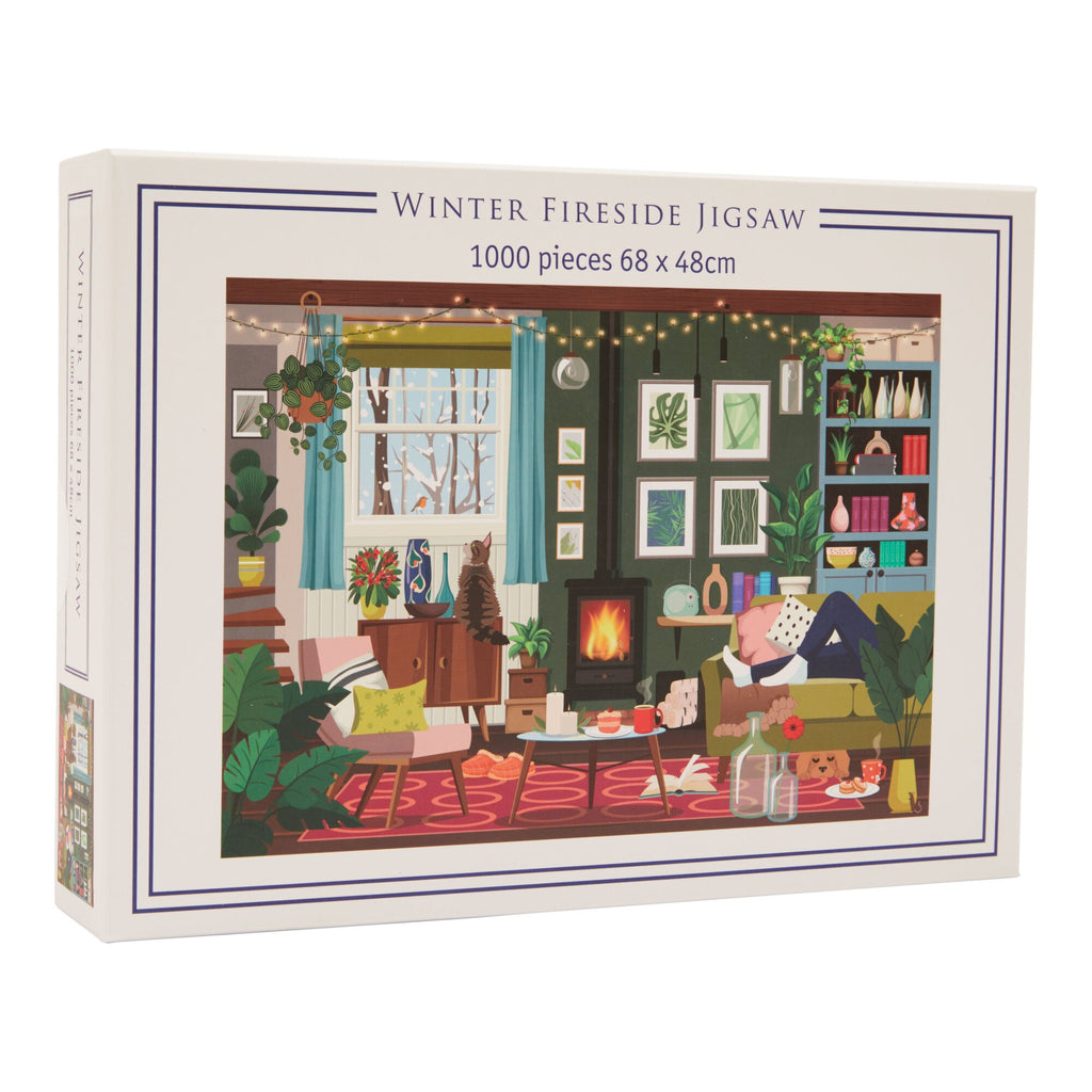 Winter Fireside 1000-Piece Jigsaw Puzzle