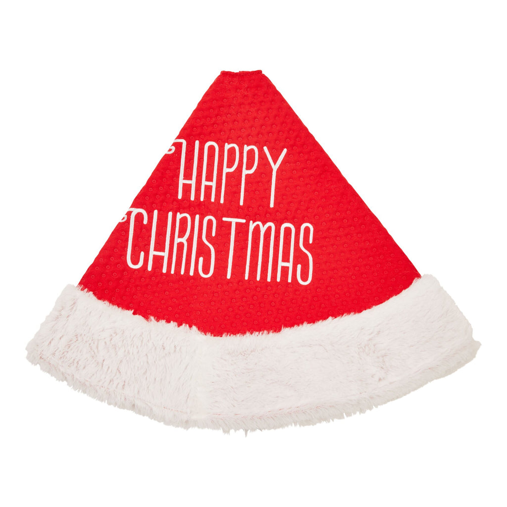 Red Merry Christmas Tree Skirt