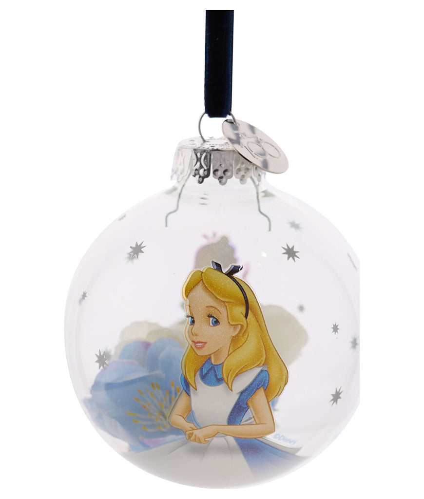 Disney 100 Alice in Wonderland Glass Bauble