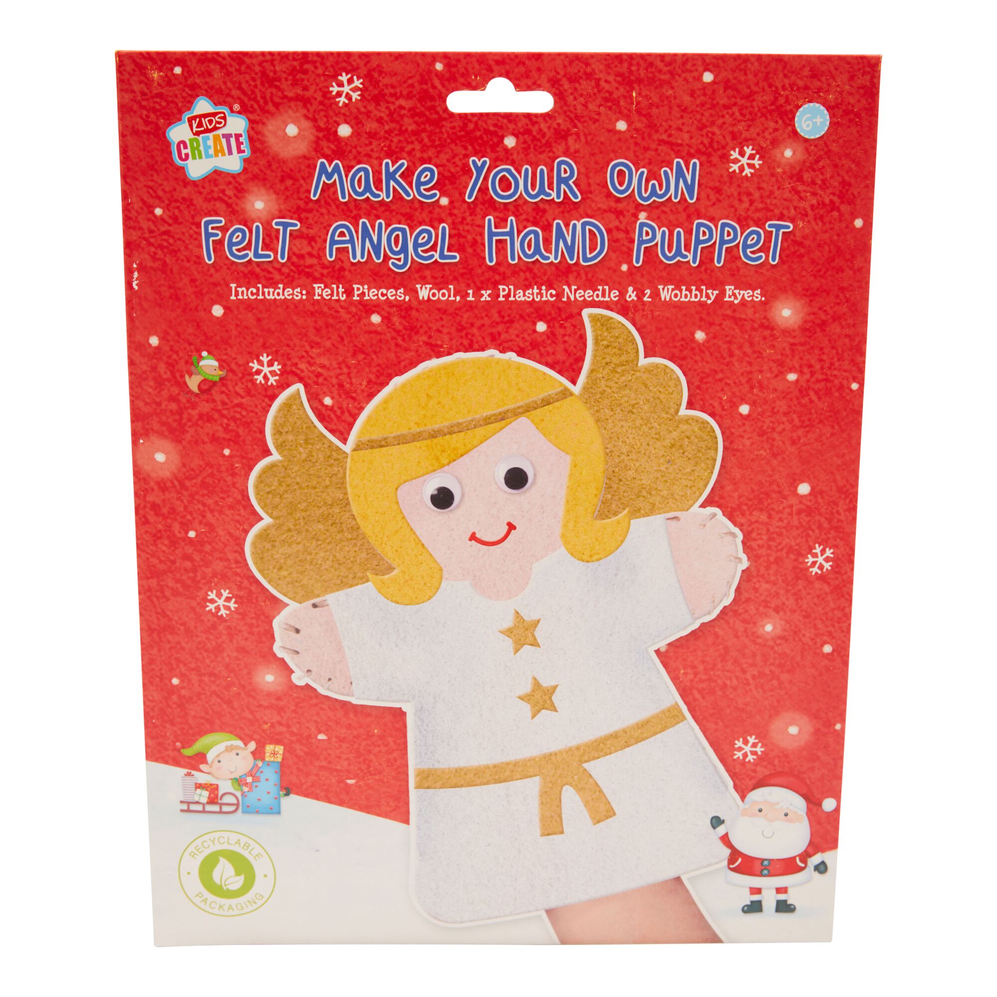 Make Your Own Christmas Hand Puppet - Angel – Cancer Research UK