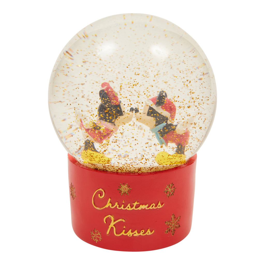 Disney Mickey & Minnie Christmas Kisses Snowglobe