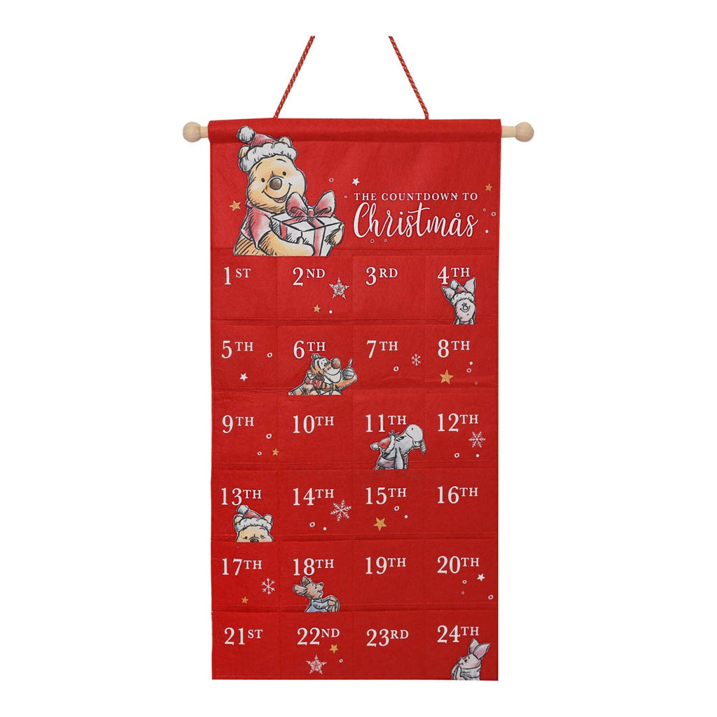 Disney Winnie the Pooh Fabric Christmas Advent Calendar