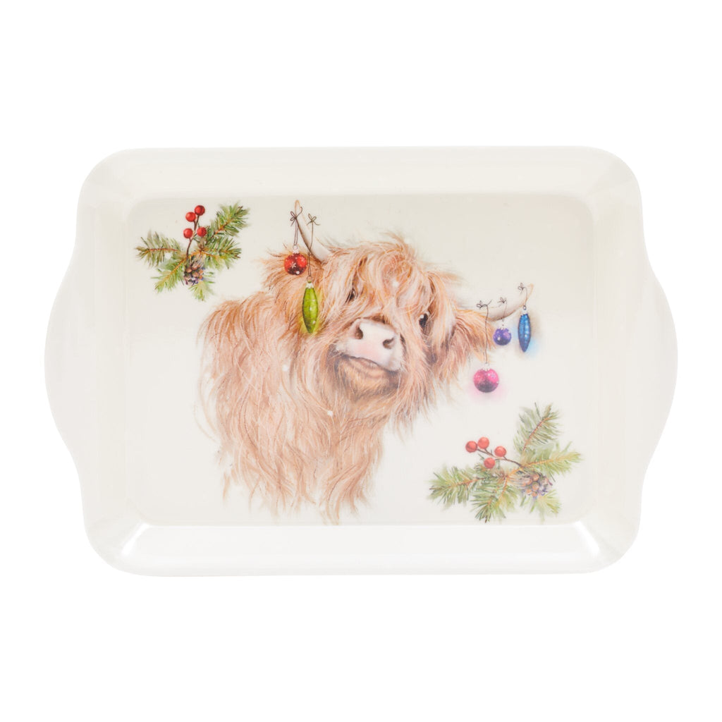 Angus Highland Cow Tray