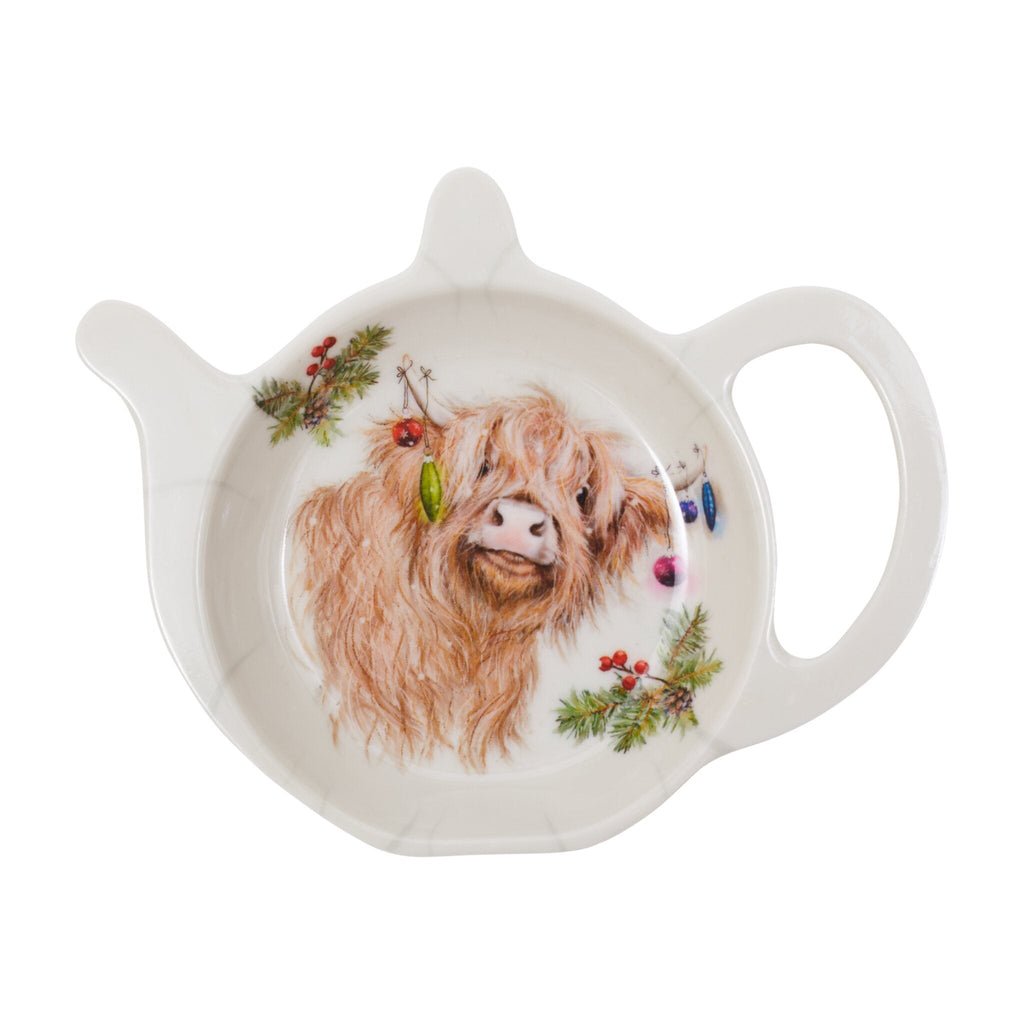 Angus Highland Cow Teabag Tidy