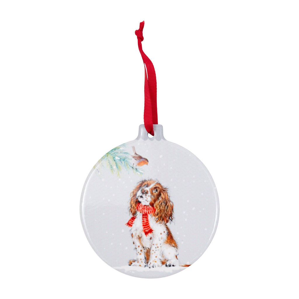 Festive Dog Bauble