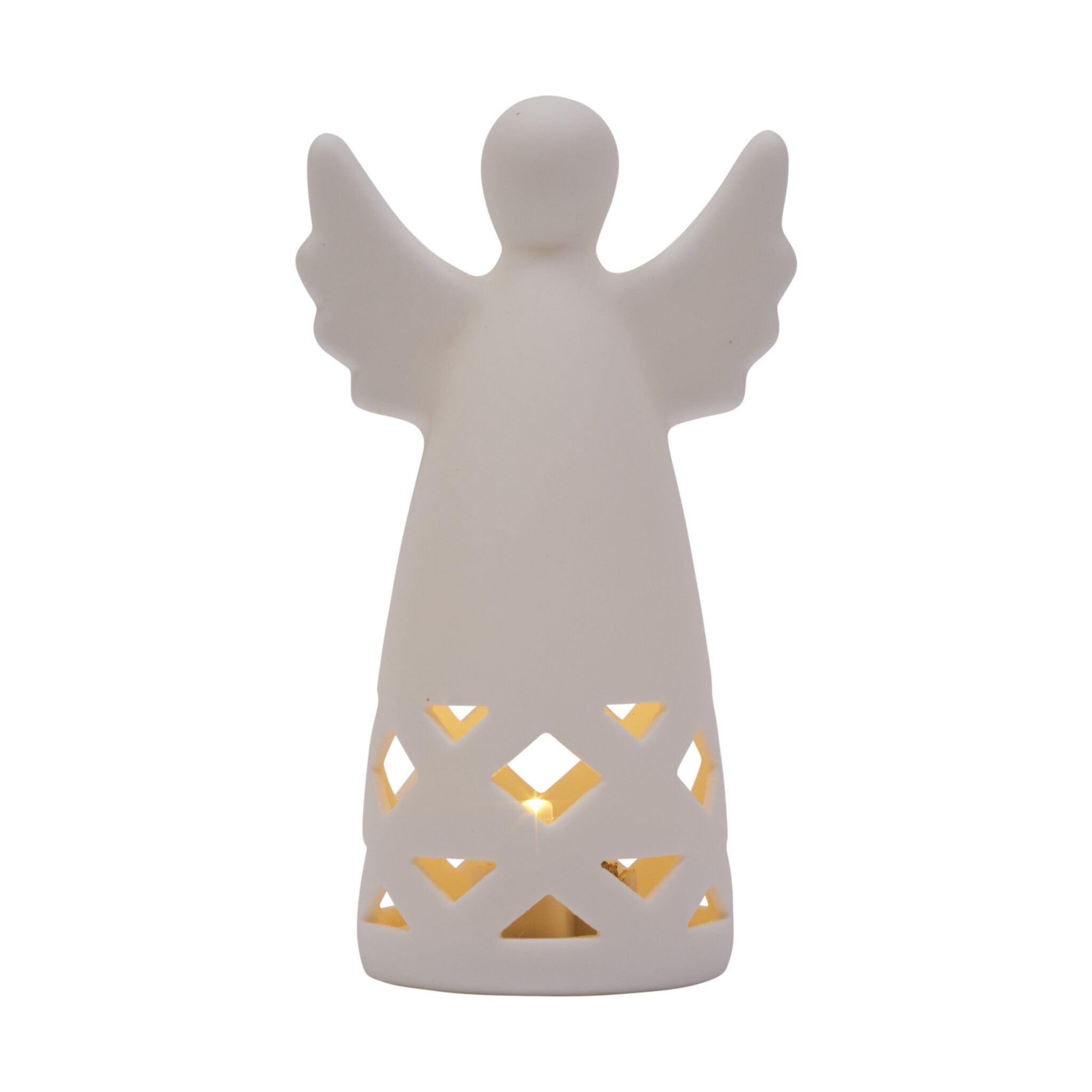 Ceramic Light Up Angel Decoration – Cancer Research UK