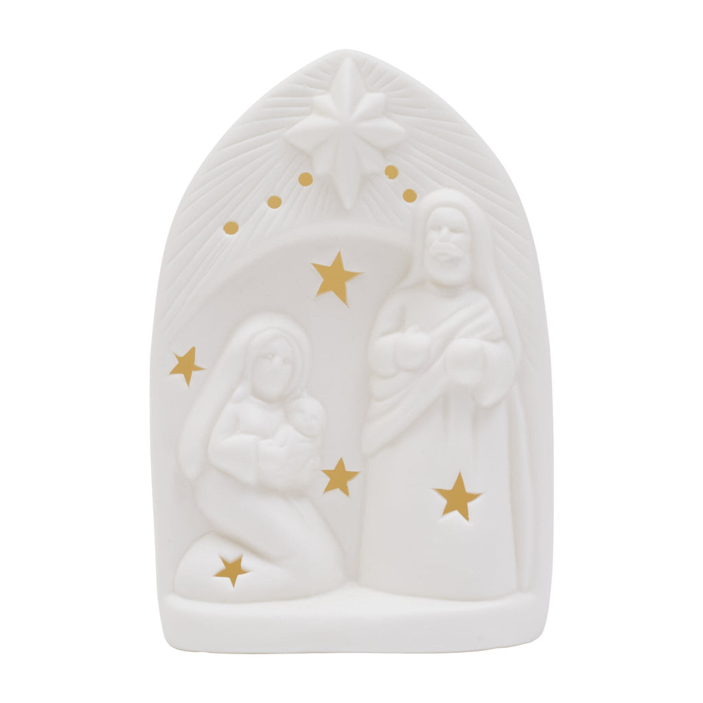 Ceramic Light Up Nativity Scene Decoration