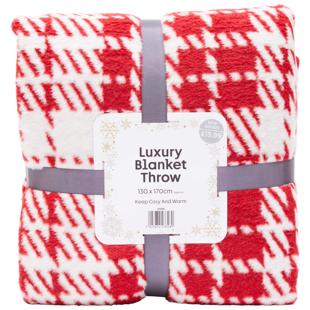 Luxury Checked Blanket Throw – Cancer Research UK