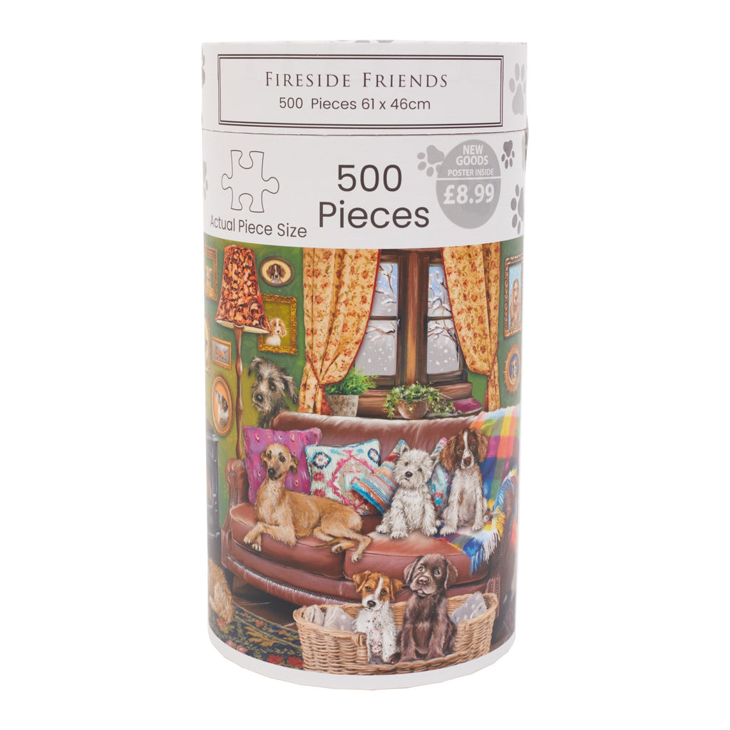 Fireside Friends 500-Piece Jigsaw Puzzle