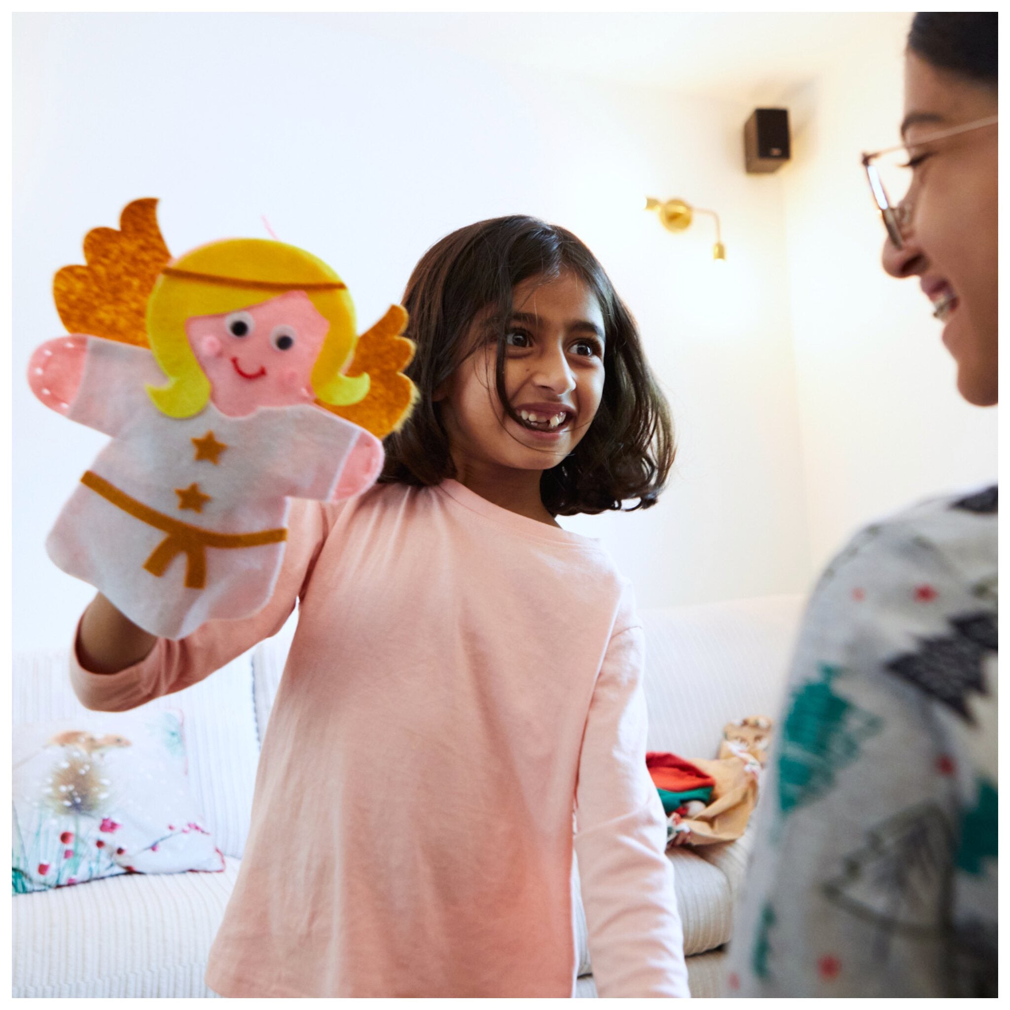 Make Your Own Christmas Hand Puppet - Angel – Cancer Research UK