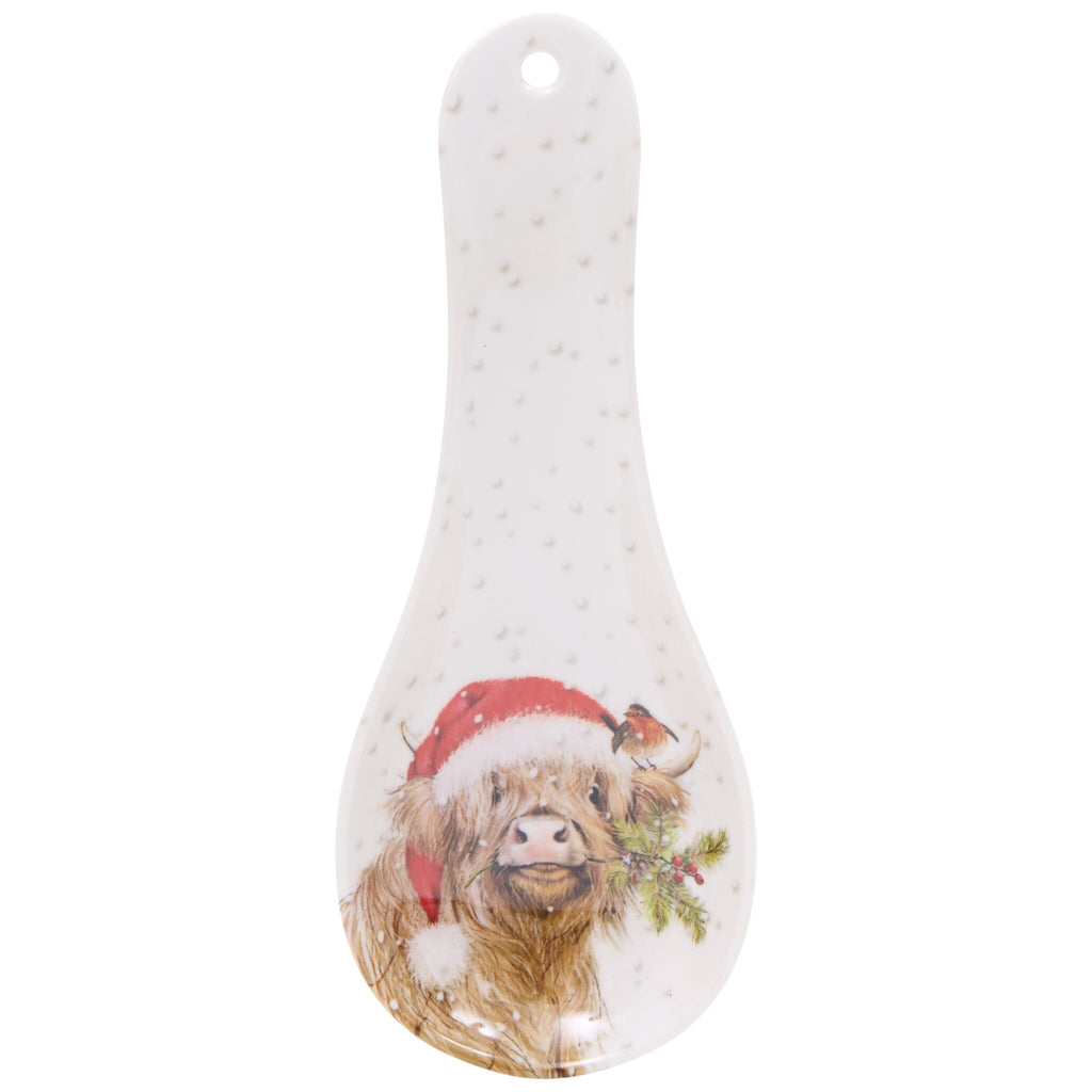 Clover the Highland Cow Spoon Rest