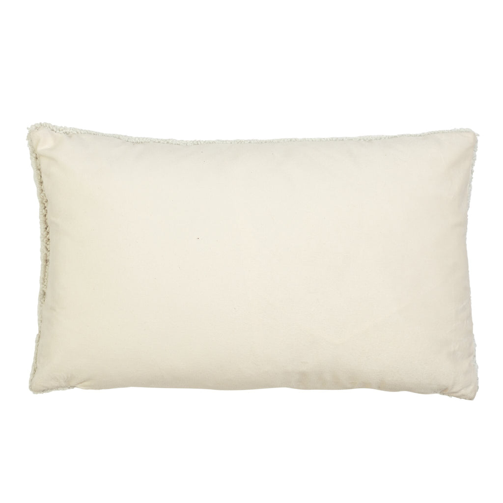 Back of the All is Bright Hook Christmas Cushion. A stunning Christmas decor piece. Throw onto sofas, chairs and stools over the festive season. 