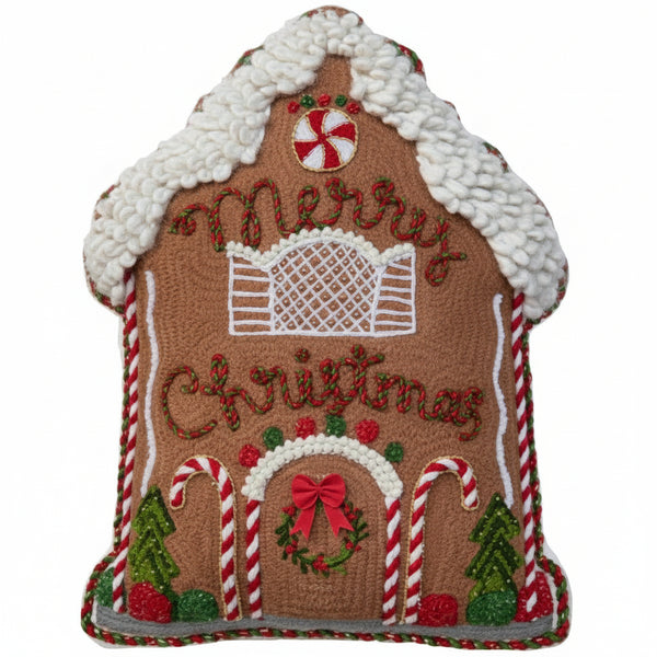 Gingerbread House Cushion