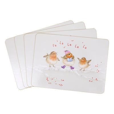 Robin Choir Set of 4 Placemats