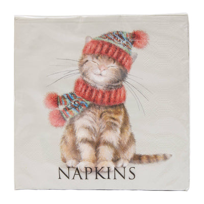 Purrkins the Tabby Pack of 20 Napkins