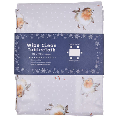 Robin Choir Wipeable Tablecloth