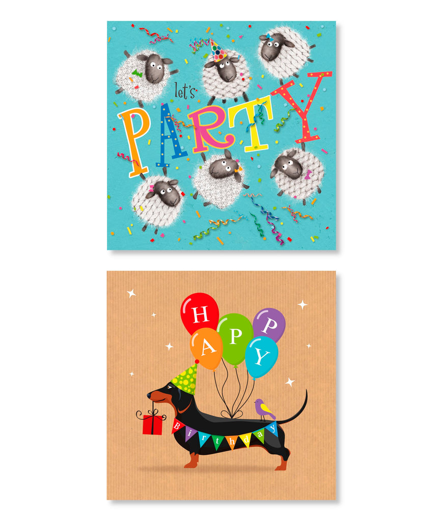 Animal Greetings Cards Multipack