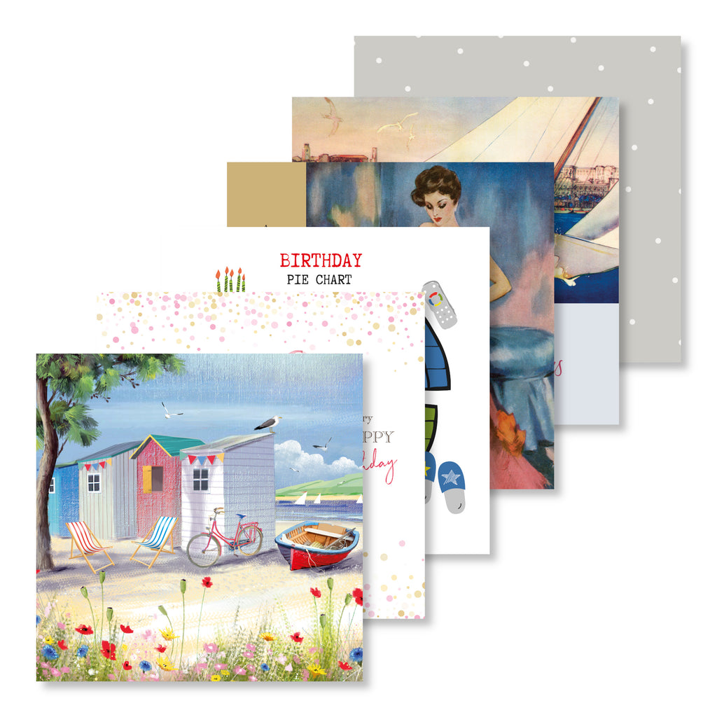 Birthdays and Occasions Greetings Cards Multipack