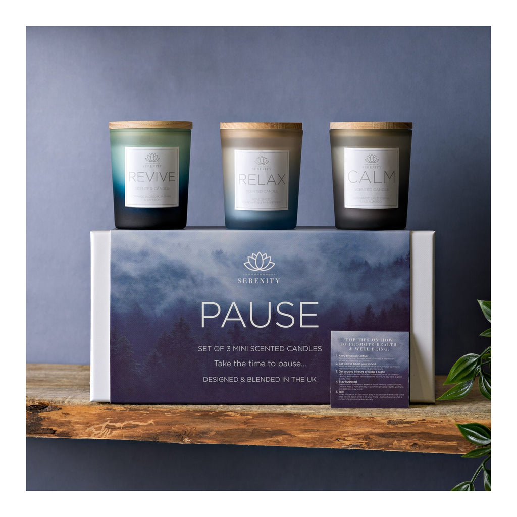 Serenity Pause Set of 3 Candles