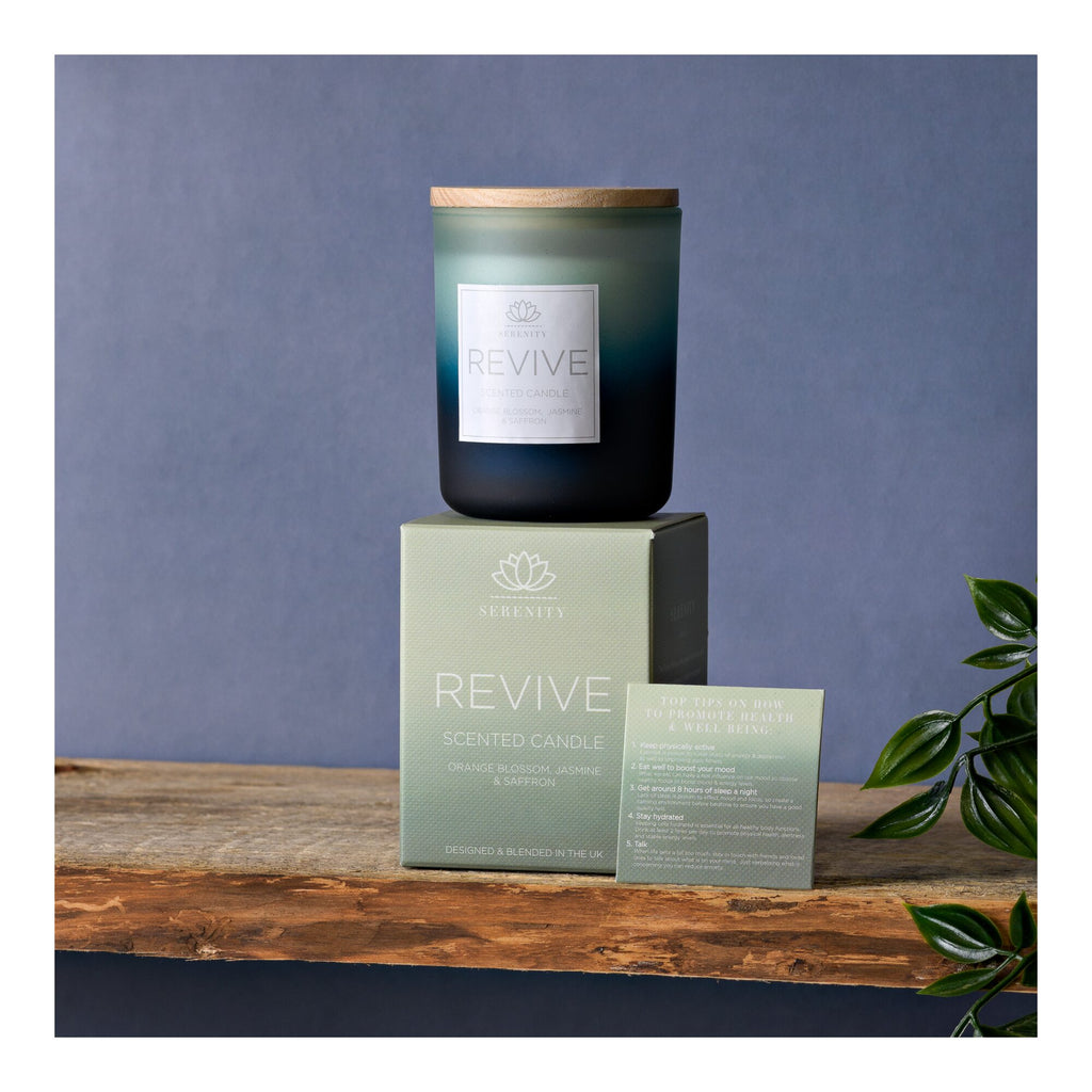 Serenity Revive Candle - Orange Blossom, Jasmine & Saffron