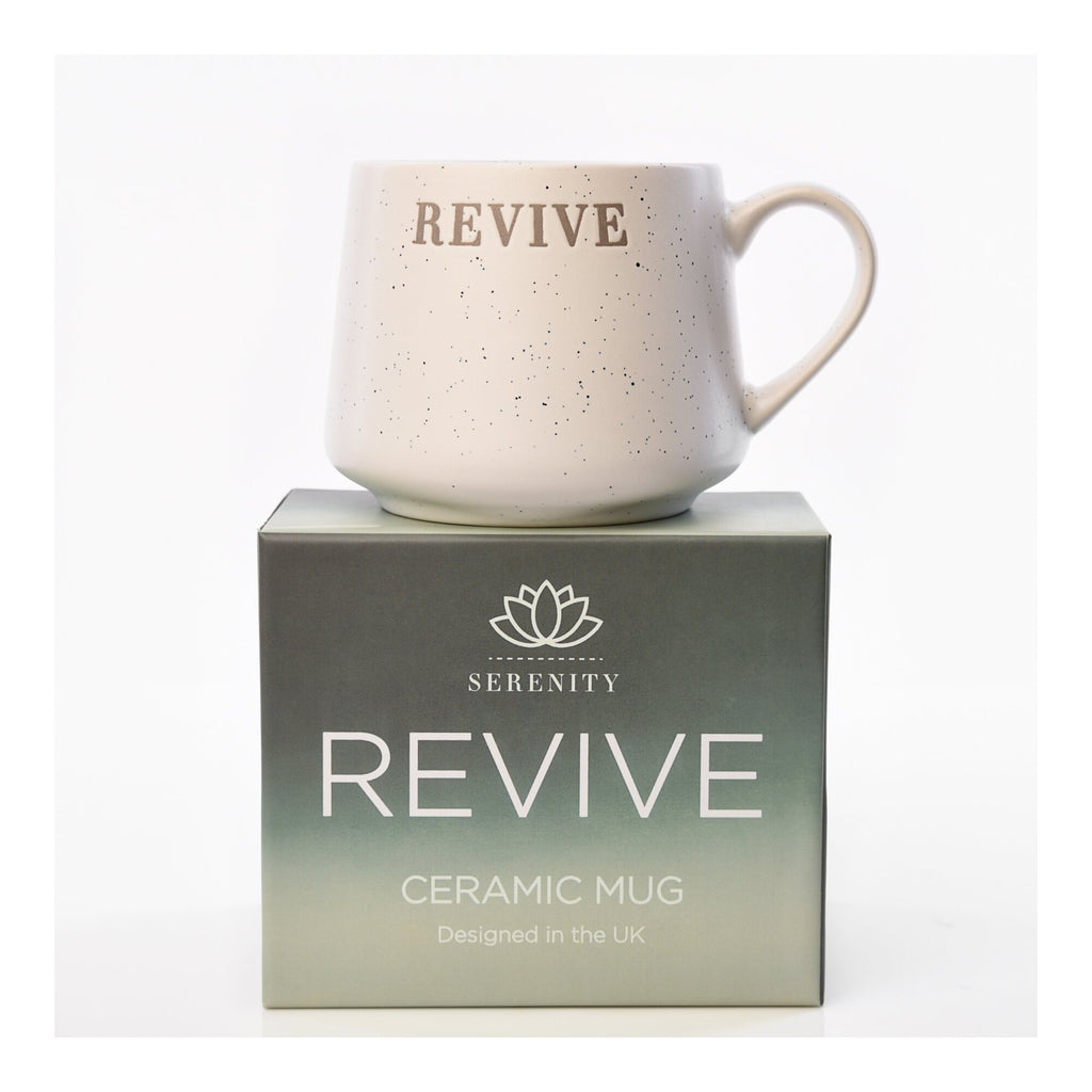 Serenity Debossed Mug - Revive